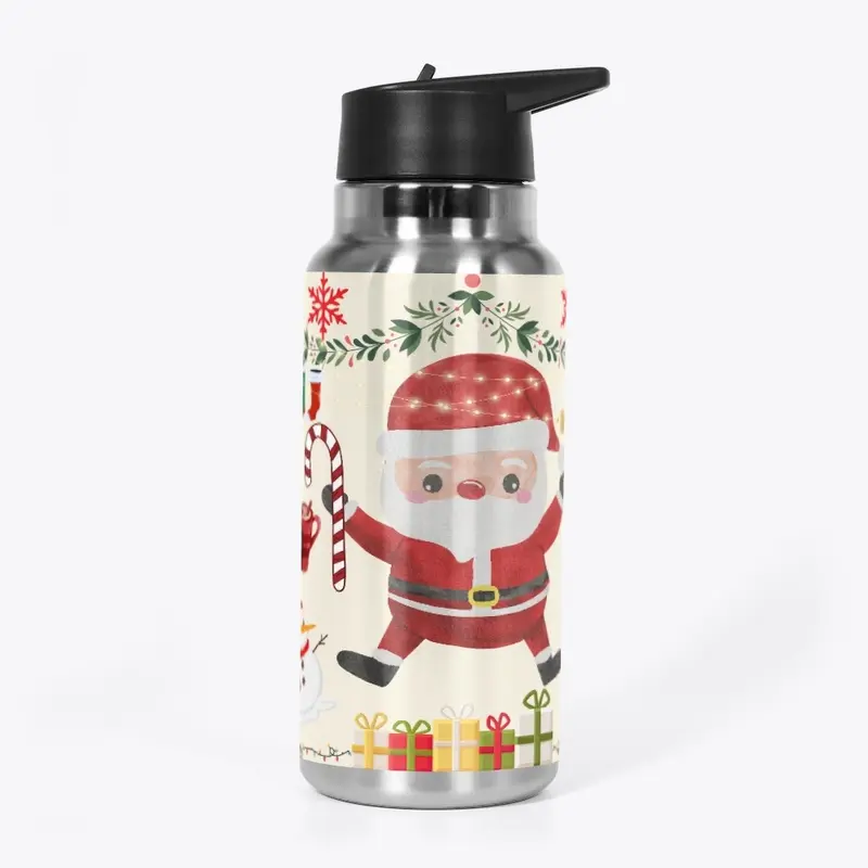 Cute Santa Celebrate Christmas