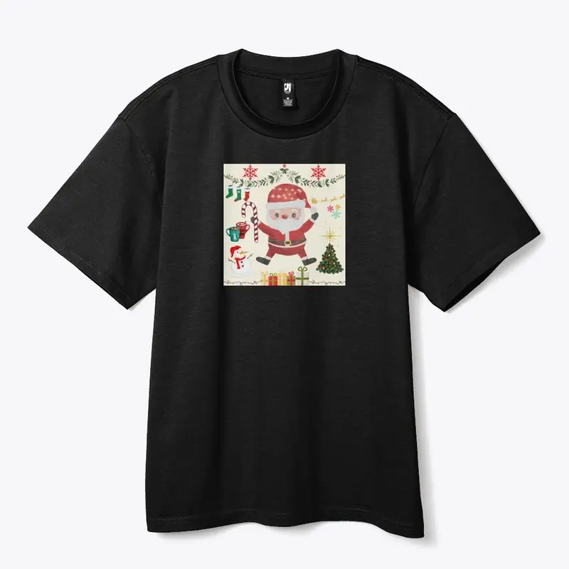 Cute Santa Celebrate Christmas