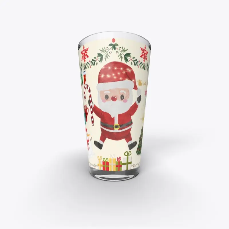 Cute Santa Celebrate Christmas